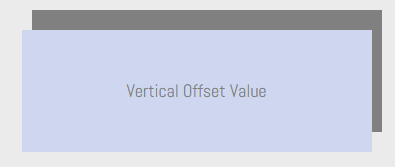 vertical offset value